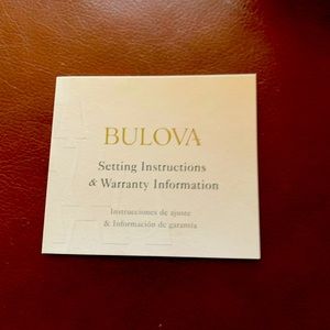 Brand new Men’s Bulova Watch.  Never worn